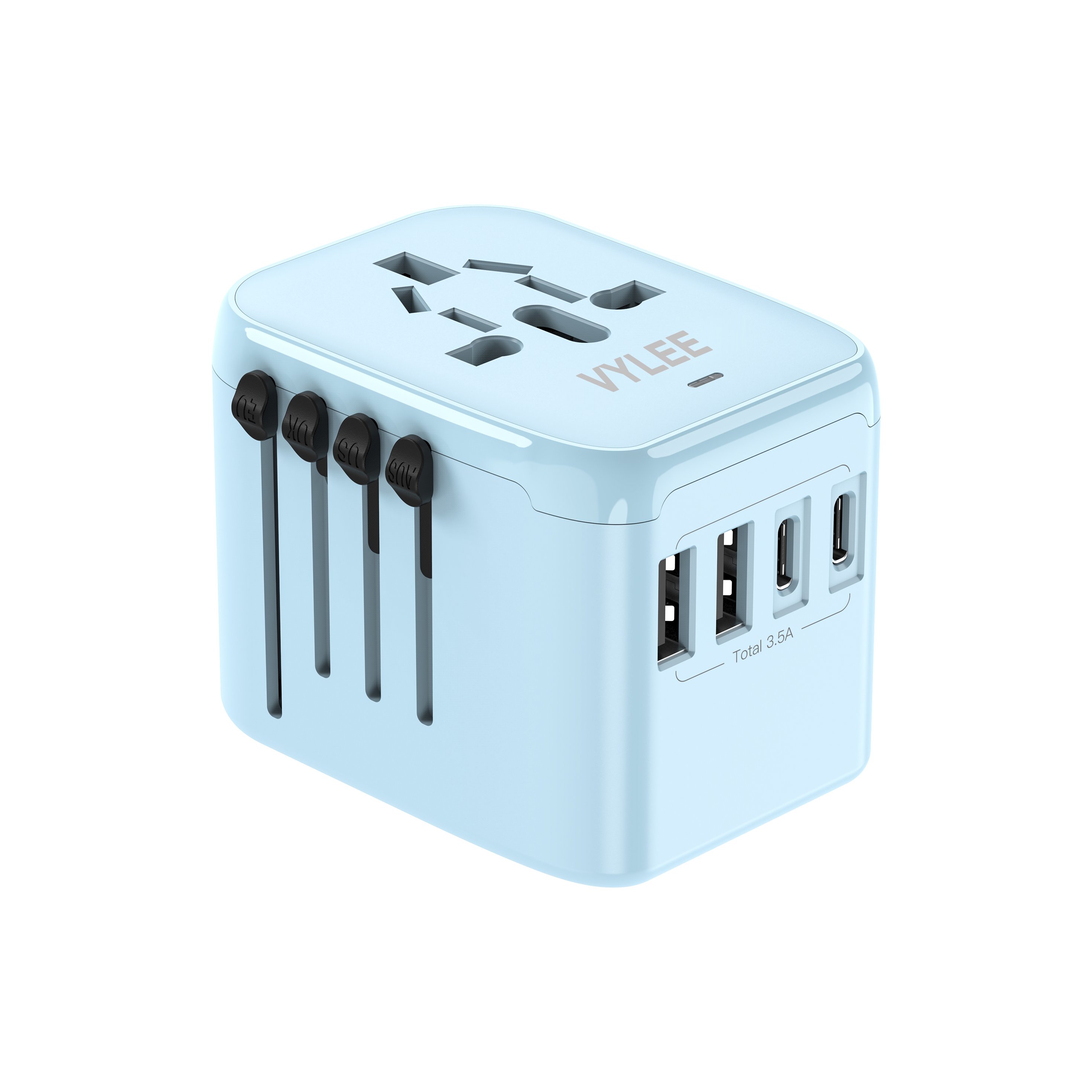 2C2A USB Charger (Blue)