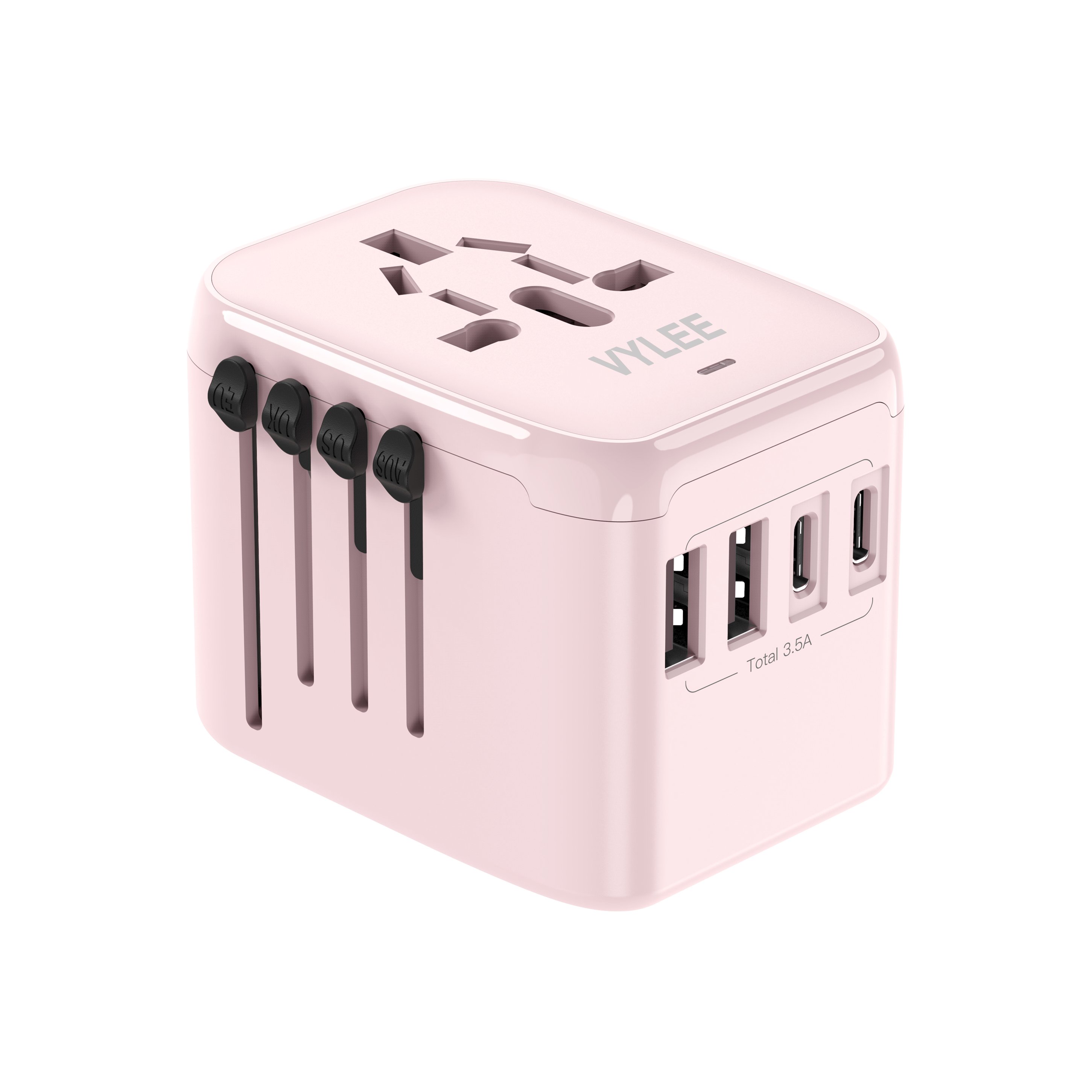 2C2A USB Charger (Pink)