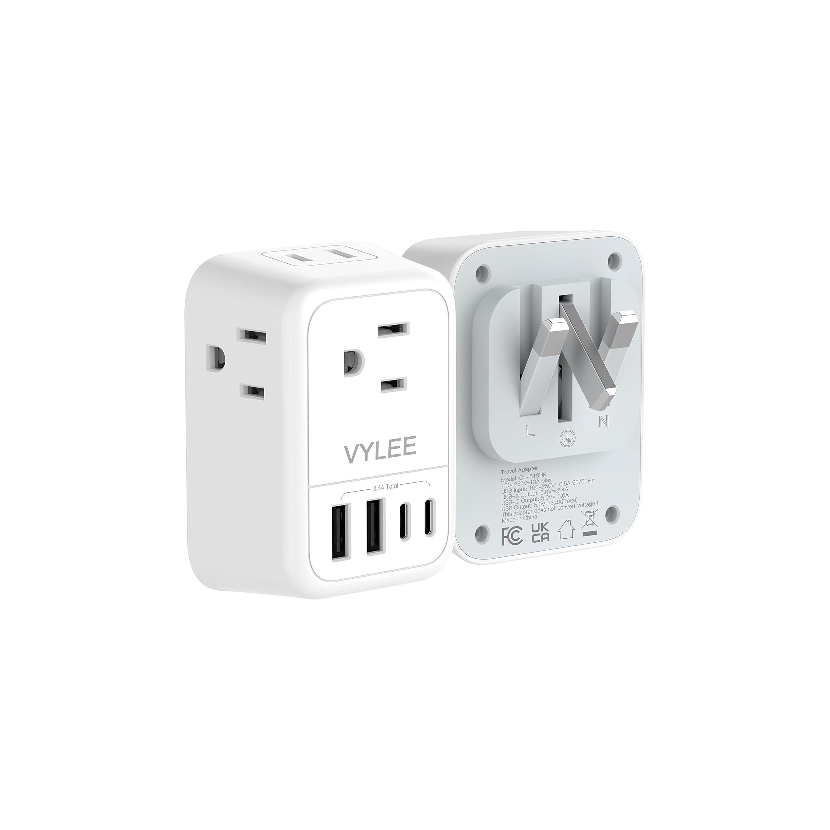 Foldable Plug USB-C Charger (UK)