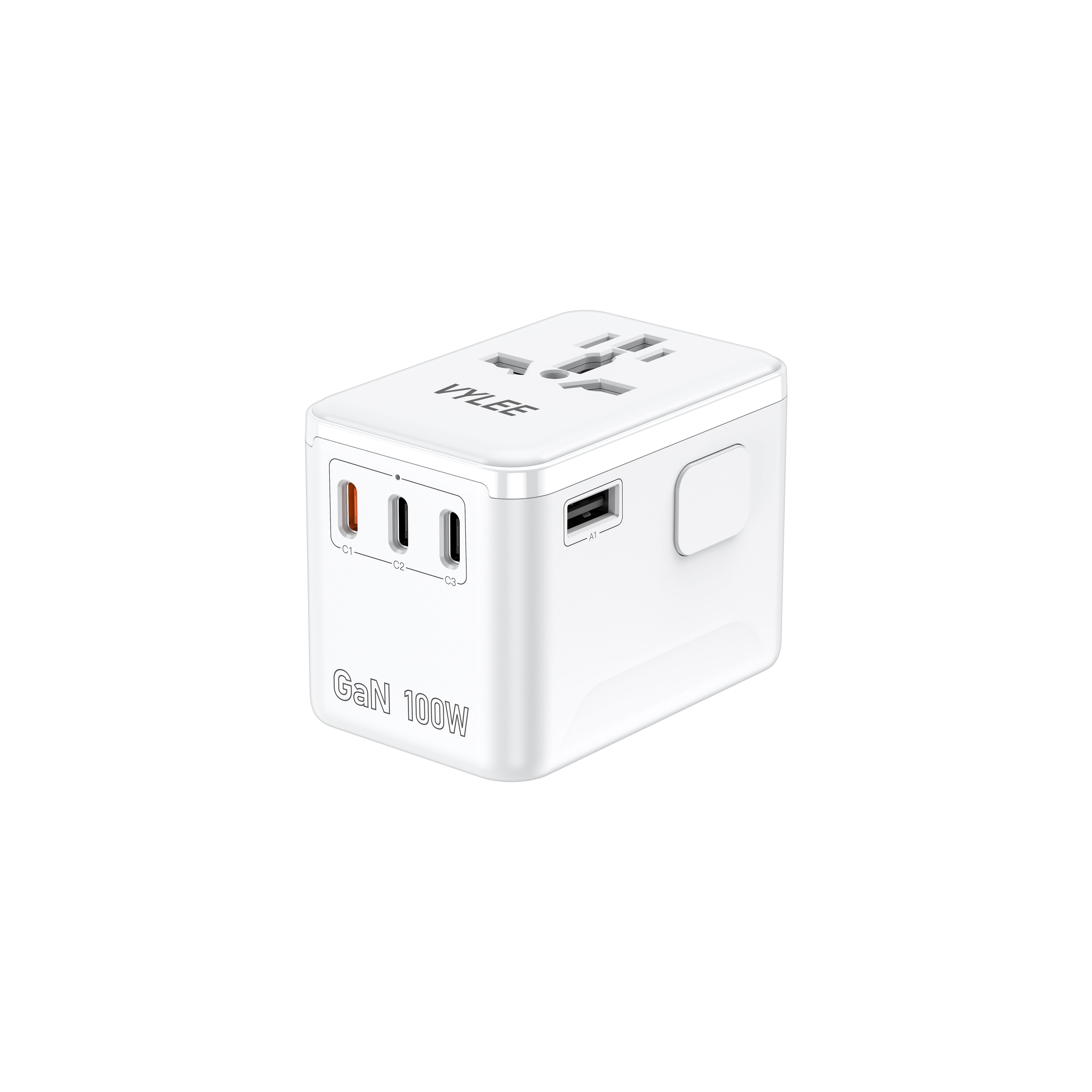100W GaN Desktop Charger (White)